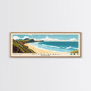 Ocean Beach, New Zealand Panoramic Print, Vacation Gift, New Zealand Wall Art, Beach Painting, Beach Decor, Beach Or Lakehouse Art