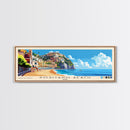 Positano Beach, Italy Panoramic Print, Vacation Gift, Italy Wall Art, Beach Painting, Beach Decor, Beach Or Lakehouse Art