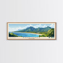 Rarotonga, Cook Islands Panoramic Beach Print, Vacation Gift, Cook Islands Wall Art, Beach Painting, Beach Decor, Beach Painting