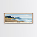 Rauðisandur Beach, Iceland Panoramic Beach Print, Vacation Gift, Iceland Wall Art, Framed Canvas Print, Framed Beach Painting