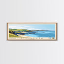 St Ninian’s Bay, Scotland Panoramic Print, Vacation Gift, Scotland Wall Art, Beach Painting, Beach Decor, Large Wall Art, Wood Frame Art