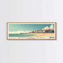 Whitstable beach, United Kingdom Panoramic Print, Vacation Gift, United Kingdom Wall Art, Beach Painting, Beach Decor, Large Wall Art, Wood Frame Art