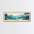 Wijaya, Sri Lanka Panoramic Beach Print, Vacation Gift, Sri Lanka Wall Art, Framed Canvas Print, Framed Beach Painting