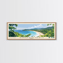 Winnifred Beach, Jamaica Panoramic Print, Vacation Gift, Jamaica Wall Art, Beach Painting, Beach Decor, Beach Or Lakehouse Art