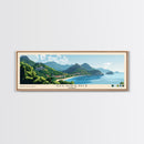 Ölüdeniz, Turkey Panoramic Beach Print, Vacation Gift, Turkey Wall Art, Framed Canvas Print, Framed Beach Painting
