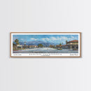 Rancho Cucamonga California Panoramic Print, Stylish Framed Canvas Print, Travel Poster Art, Home Decor, Office Wall Art