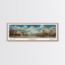 Rialto California Panoramic Print, Modern Framed Canvas Print, Travel Poster Art, Home Decoration, Wall Art, Office Decor