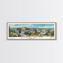 Spokane Valley Washington Travel Poster, Framed Canvas Print, Wall Art, Home Decor, Travel Gift, Living Room Art, Retro Style Art