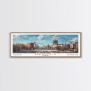 Springfield Illinois Travel Poster, Framed Canvas Print, Wall Art, Home Decor, Travel Print, Office Decor, Living Room Art, Gift Idea