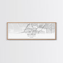 Panoramic Elk Grove City Map, California Art, Map Print, Minimalist Wall Art, Canvas Art, Housewarming Gift, Street Map Art, Closing Gift