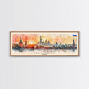 Belgorod Russia Travel Art, City Art, Framed Canvas Print or Metal Wall Art, Europe Travel Poster, Panoramic Wall Art, Extra Wide Wall Art