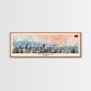 Durres Albania Travel Print Wall Art, Panoramic City Art, Travel Art, Wall Decor, Vacation Gift, Framed Canvas Print Or Metal Art