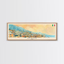 Genoa Italy Travel Art, City Art, Framed Canvas Print or Metal Wall Art, Europe Travel Poster, Panoramic Wall Art, Extra Wide Wall Art