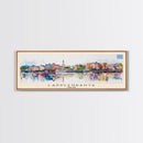 Lappeenranta Finland Panoramic Travel Poster, Framed Canvas Print or Metal Wall Art, Travel Art, Home Decor, Panoramic Painting, Midcentury Art