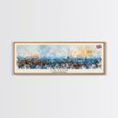 Luton United Kingdom Travel Art, City Art, Framed Canvas Print or Metal Wall Art, Europe Travel Poster, Panoramic Wall Art, Extra Wide Wall Art