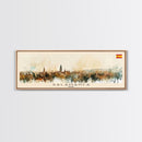 Salamanca Spain Travel Print Wall Art, Panoramic City Art, Travel Art, Wall Decor, Vacation Gift, Framed Canvas Print Or Metal Art