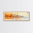 Thessaloniki Greece Travel Art, City Art, Framed Canvas Print or Metal Wall Art, Europe Travel Poster, Panoramic Wall Art, Extra Wide Wall Art