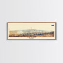 Varna Bulgaria Wall Art, Panoramic Travel Poster, Panoramic Framed Canvas Print, City Wall Art, Wall Hanging Home Decor, Travel Art