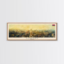 Yerevan Armenia Travel Art, City Art, Framed Canvas Print or Metal Wall Art, Europe Travel Poster, Panoramic Wall Art, Extra Wide Wall Art