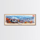 Zugdidi Georgia Travel Print Wall Art, Panoramic City Art, Travel Art, Wall Decor, Vacation Gift, Framed Canvas Print Or Metal Art