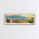 Cagliari Italy Wall Art, Panoramic Travel Poster, Panoramic Framed Canvas Print, City Wall Art, Wall Hanging Home Decor, Travel Art