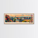 Derby United Kingdom Travel Print Wall Art, Panoramic City Art, Travel Art, Wall Decor, Vacation Gift, Framed Canvas Print Or Metal Art