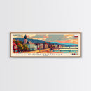 Nizhnevartovsk Russia Travel Art, City Art, Framed Canvas Print or Metal Wall Art, Europe Travel Poster, Panoramic Wall Art, Extra Wide Wall Art