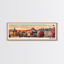 Vantaa Finland Travel Art, City Art, Framed Canvas Print or Metal Wall Art, Europe Travel Poster, Panoramic Wall Art, Extra Wide Wall Art