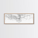 Panoramic Little Rock City Map, Arkansas Art, Map Print, Minimalist Wall Art, Canvas Art, Housewarming Gift, Street Map Art, Closing Gift