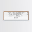 Panoramic Las Vegas  City Map, Nevada Art, Map Print, Minimalist Wall Art, Canvas Art, Housewarming Gift, Street Map Art, Closing Gift