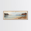 Lake Powell Utah Framed Canvas Print, Lake House Decor, Panoramic Wall Art, Travel Poster, Serene Landscape Painting, Modern Art