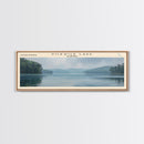 Rangeley Lake Maine Framed Canvas Print, Lake House Decor, Wall Art, Panoramic Travel Poster, Scenic Wall Art, Bedroom Decor