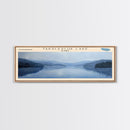 Tony Grove Lake Utah Panoramic Wall Art, Framed Canvas Print, Lake House Decor, Travel Poster, Scenic Lake Scene, Bedroom Decor
