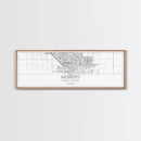 Panoramic Modesto City Map, California Art, Map Print, Minimalist Wall Art, Canvas Art, Housewarming Gift, Street Map Art, Closing Gift