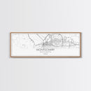 Panoramic Montgomery City Map, Alabama Art, Map Print, Minimalist Wall Art, Canvas Art, Housewarming Gift, Street Map Art, Closing Gift
