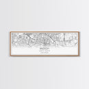 Panoramic Raleigh City Map, North Carolina Art, Map Print, Minimalist Wall Art, Canvas Art, Housewarming Gift, Street Map Art, Closing Gift