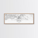 Panoramic Riverside City Map, California Art, Map Print, Minimalist Wall Art, Canvas Art, Housewarming Gift, Street Map Art, Closing Gift
