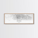 Panoramic Tucson City Map, Arizona Art, Map Print, Minimalist Wall Art, Canvas Art, Housewarming Gift, Street Map Art, Closing Gift