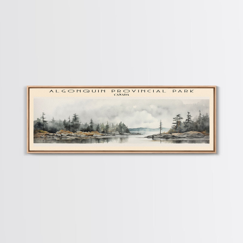 Algonquin Provincial Park Travel Print Wall Art, Travel Poster Print, Retro Style Home Decor, Wall Hanging, Travel Gift Idea, Metal Art