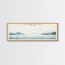 Cocos Island COUNTRY | Framed Travel Poster Canvas Print | Trendy Wall Art | Watercolor Painting | Living Room Art | Unique Art
