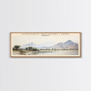 Komodo National Park Framed Canvas Print Travel Poster | Wall Art | Home Decor | Gift For Travel Lover | Wall Hanging | Original Art