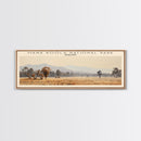 Mana Pools National Park COUNTRY Travel Poster Print, Framed Canvas Print, COUNTRY Travel Art, Wood Framed Art, Wall Hanging, Home Decor
