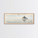 Mont Saint Michel COUNTRY | Framed Travel Poster Canvas Print | Trendy Wall Art | Watercolor Painting | Living Room Art | Unique Art