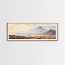 Mount Teide National Park Travel Print Wall Art, Travel Poster Print, Retro Style COUNTRY Home Decor, Wall Hanging, Travel Gift Idea, Unique Metal Art