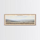 North York Moors National Park Travel Poster Print, Framed Canvas Print, COUNTRY Travel Art, Wood Framed Art, Wall Hanging, Home Decor