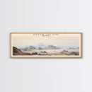 Padar Island COUNTRY Travel Poster Print, Framed Canvas Print, COUNTRY Travel Art, Wood Framed Art, Wall Hanging, Home Decor