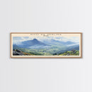 Pico da Neblina COUNTRY | Framed Travel Poster Canvas Print | Trendy Wall Art | Watercolor Painting | Living Room Art | Unique Art