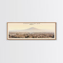 Teotihuacan COUNTRY | Framed Travel Poster Canvas Print | Trendy Wall Art | Watercolor Painting | Living Room Art | Unique Art