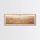 The Grand Canyon COUNTRY | Framed Travel Poster Canvas Print | Trendy Wall Art | Watercolor Painting | Living Room Art | Unique Art