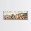 The Historic Town of Guanajuato COUNTRY Travel Poster Print, Framed Canvas Print, COUNTRY Travel Art, Wood Framed Art, Wall Hanging, Home Decor